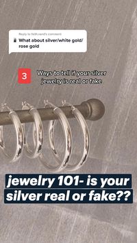  

Grab your silver jewelry, a magnet, and a magnifying glass and see if your jewelry is real!

