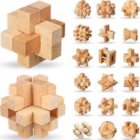 PRICES MAY VARY. What You Will Receive: the package contains 20 pieces of wood block puzzles in different shapes; There are enough shapes and structures for you to explore; Each puzzle is an adventure to keep the game engaging and exciting, which is suitable for different ages of people Durable Material: our wooden IQ puzzle is made of good wood, which has a smooth surface, and is skin friendly, portable, and reusable; You can keep them in your home as decorations, or carry them around in your b