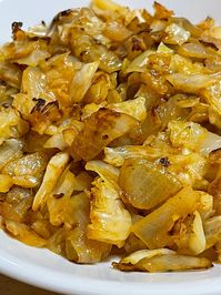 Fried Caramelized Cabbage And Onions (Without Bacon)