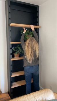 Sadie Mae | the Awesome Orange 🍊 on Instagram: "And just like that… this is my favorite build of 2021! It’s been a crazy year… crazy awesome and crazy hard. This build made the top of the list because the design is so fun, the shelves are adjustable and because it gives me a spot to grow my plant collection! 🪴 I’d love to hear about your favorite build of 2021… something you made, something that changed you, something you are proud of…. tell me about it below! 🍊 #buildingawesome #diy #wood