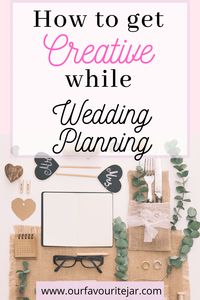 Part 3 of my wedding series and It's time to look at the creative side of wedding planning. If keeping costs low is a priority for you, then get creative and make as much of your wedding as you can #creativewedding #creative #weddingplanning