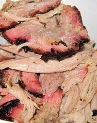 Smoked Pork Shoulder - Labor Day Party fare with loads of leftovers for Cuban Sandwiches, Green Chile Stew with Pork, fried rice,....