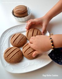 Ragi Butter Cookies | easy recipe using Jaggery | Healthy cooking with Mitha