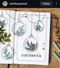 December Bullet journal