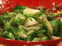 Michael Symon's Fried Brussels Sprouts with Walnuts and Capers