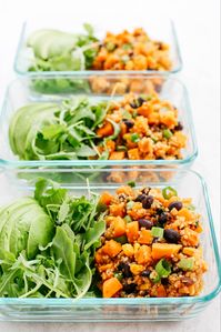 Sweet Potato & Black Bean Quinoa Bake - Eat Yourself Skinny