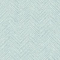 Inspired by linen, this realistic texture wallpaper has a soothing ambiance. Its diagonal details add a layer of dimension to its authentic look. Caladesi is a prepasted, non woven blend wallpaper. Chesapeake Sanibel 56.4-sq ft Teal Non-woven Textured Geometric 3D Prepasted Wallpaper in Blue | 3120-13672