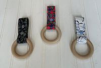 Kitchen Towel Holder Fabric Hand Towel Holder Wood Ring Towel Holder Towel Hanger - Etsy