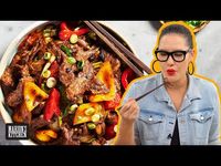 My beef and black bean stir-fry recipe - Tender beef, crunchy vegies and savoury deliciousness as is, or serve with steamed rice or noodles.