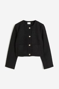 Bouclé Jacket - Black - Ladies | H&M US