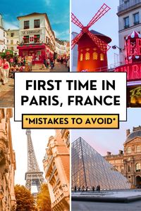 20 mistakes to avoid when visiting Paris. Planning your summer trip to Paris. Best things to do in Paris. Visiting Paris for the first time. Things to avoid in Paris. What to do in Paris. What to avoid when in Paris. Travel guide for Paris.