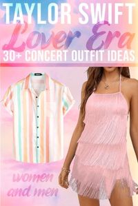 Examples For Men Looking to rock the Lover era fashion style? Unleash your inner Swiftie with our chic, sparkly outfit ideas inspired by Taylor Swift's iconic Lover Era.