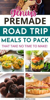 Fun travel food ideas for road trips that don't take forever to make. Delicious and healthy road trip food to pack both kids and adults will love. + FREE Road trip meal & vacation planner. Best road trip snacks, breakfast, lunch and dinner idea to pack. Quick road trip meals to make ahead. Best food to pack for road trip coolers. The perfect picnic food for any adventure.