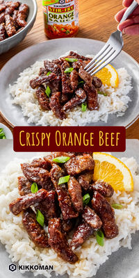 Bring the taste of your favorite takeout home with this Crispy Orange Beef recipe! Tossed in Kikkoman® Orange Sauce, this quick stir fry features Asian crispy beef made from flank steak, coated in a crunchy tapioca flour and cornstarch mixture. It’s perfect for a busy weeknight when you want a flavorful meal without spending hours in the kitchen. Serve it over rice, and garnish with fresh green onions and orange slices for a complete, restaurant-quality dish.