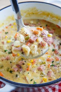 Ham and Potato Corn Chowder