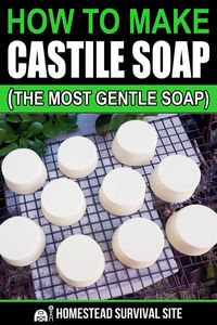 Castile soap is a soap made with olive oil, water, and lye. For centuries, people have been using this gentle cleanser for skin, hair, clothes, and more.