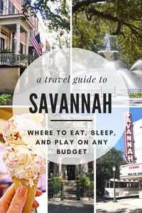 We're trading in our skyscrapers and bustling sidewalks for the historic sites and tree lined streets of this Southern destination. It's time to explore the charming city of Savannah, Georgia to see what exactly makes this eclectic, vibrant place sparkle. Check out this travel guide for tips on where to eat, sleep, and play on every budget in Savannah!