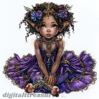 "Enchanted Realms: African American Fairy Gnomes Clipart" invites you into a world of magic and diversity with its 20-piece collection, beautifully blending the charm of fairy tales with the rich cultural heritage of African American identity. This unique set features watercolor princess gnomes, each meticulously designed to reflect beauty, strength, and grace in a variety of vibrant scenes and settings. What You'll Discover in 'Enchanted Realms': 20 Diverse Princess Gnome Designs: Each clipart