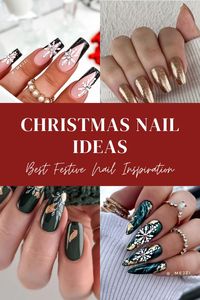 With the festive season approaching faster than we like, it’s never too early to get ready! If you’re looking for some festive Christmas nail ideas you can try at home, or recreate in a nail salon, this article has over 50 of the most gorgeous designs out there! Check out our photo selection of the best Christmas nail designs, which can be used both for acrylic nails or gel nails, and also some simple video tutorials in this article.