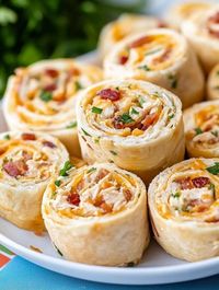 Chicken Bacon Ranch Pinwheels