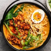 Chicken Tantanmen Ramen | Lindsey Eats