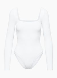 CONTOUR SQUARENECK LONGSLEEVE BODYSUIT | Aritzia