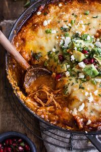 One-Pot Cheesy Turkey Tamale Pie | halfbakedharvest.com @hbharvest