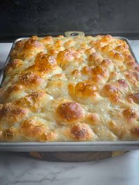 Crisp and Fluffy Sourdough Focaccia - Feeling Foodish