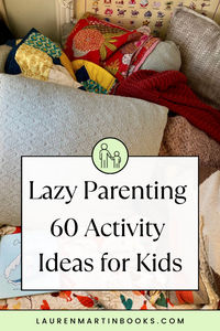 Don’t have the energy to set up or clean up an educational or bonding activity for your stir-crazy kids stuck inside all winter? Enjoy 60 of the best lazy parenting indoor activity ideas to create fun and joy inside this winter from the comfort of your couch. Scroll to the bottom for a list of 60 lazy parenting ideas for easy indoor activities!