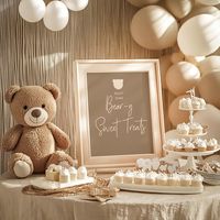 🐻✨"We Can 'Bearly' Wait for Your Special Day! 🐻 Welcome to the adorable bear themed baby shower decor! Introducing our Teddy Bear Baby Shower Editable Sweet Treat Sign - the perfect touch of minimalist, modern, and simple elegance for your teddy bear inspired baby shower. WHAT'S INCLUDED Sign 8x10 inches - 2 options Sign 5x7 inches - 2 options FORMAT PDF for printing and JPG DEMO this item now!  Copy and paste the URL below to demo: https://www.corjl.com/d/19DLPL Edit your items at Corjl.com right after purchasing. - No waiting! You'll have access to your item right after purchasing. - No need to download any software. Personalize this item right in your browser. - Personlize using your computer, or make basic edits using your phone or mobile device. - Easy to use platform. Approve your