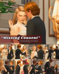 "Missing Consent" Pose Pack Now available on my Patreon (link in my bio) -PUBLIC RELEASE AUGUST 4, 2024- -- #thesims #thesims4 #posepack #thesims4posepack #thesims4cc #customcontent #cc #thesimsposes #sims #sims4