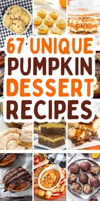 Unique Fall pumpkin desserts! Easy pumpkin desserts including no bake recipes, fall cookies, unique pies, cheesecake, mini desserts, pumpkin bread, cakes and cupcakes, plus ideas for fall baking. Pumpkin desserts aesthetic, pumpkin Thanksgiving desserts, fall desserts pumpkin, dessert recipes for a crowd, quick canned pumpkin dessert, cute pumpkin dessert ideas, halloween pumpkin dessert ideas, yummy pumpkin desserts party, pumpkin desserts to sell, autumn desserts for a crowd, pumpkin treats.