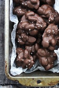 Easy melt-in-your mouth chocolate and almond clusters made in the microwave with just 3 simple ingredients!