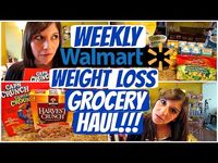 WEEKLY WALMART WEIGHT LOSS GROCERY HAUL ON A BUDGET!!! Nicole Collet - YouTube