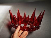 Blood Crown Cosplay Crown Medieval - Etsy