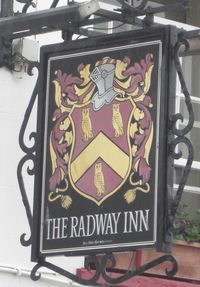 East Devon pub sign at a Grade II listed inn in Sidmouth