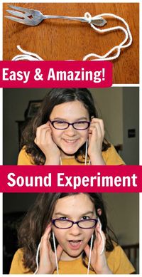 Awesome sound wave experiment for elementary and middle school grades!  Easy to set up and AMAZING results!