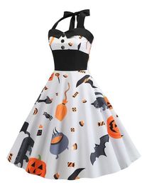 Features: Type:Dress Material:Polyester Color:Orange,White,Black,Blue Style:Vintage,Casual? Size:S,M,L,XL,2XL Package Included: 1* Women Dress Size Bust Length US UK cm inch cm inch S 88 35? 105 41? 2 6 M 93 37? 106 42? 4 8 L 98 39? 107 42? 6 10 XL 103 41? 108 43? 8 12 2XL 108 43? 109 43? 10 14