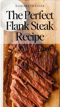 This flank steak recipe cooks quickly and is loaded with juiciness and flavor. Plus, it’s super easy to make!Flank steak is quick enough for an easy weeknight dinner, and also makes an awesome weekend entertaining meal. Use this method to make it perfect every time.There are approximately 31 grams of protein in 4 ounces of flank steak, making it a wonderful high-protein dinner option.Easy flank steak recipe | How to cook flank steak | Perfect flank steak recipe