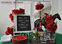 Kentucky Derby Party Table Decor 