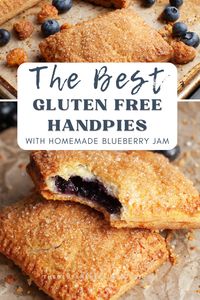 Follow this detailed recipe and learn how to make gluten free hand pies (gluten free pop tarts) with a flaky, buttery gluten free pastry crust, and homemade blueberry jam.