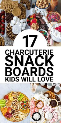 Charcuterie snack boards are very popular at the moment; here is a roundup of 17 delicious charcuterie snack board ideas for kids that tweens and teens will love for snacking at parties and sleepovers. There are ideas for sweet and savoury snack boards, and themed snack boards. Plus, a quick five-step guide to putting together the best charcuterie snack board for kids. 