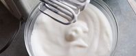 Aquafaba Whipped Cream via @forksoverknives