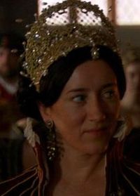 Katherine of Aragon as played by Maria Doyle Kennedy