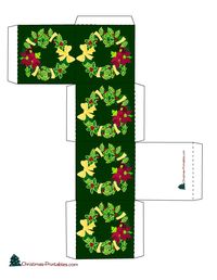 Moldes de Caixinhas para Lembrancinhas de Natal para Imprimir