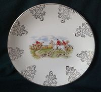 VINTAGE BURGESS & LEIGH BURLEIGH WARE FOX HUNTERS IRONSTONE CHINA SIDE PLATE  | eBay