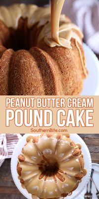 Peanut Butter Cream Pound Cake