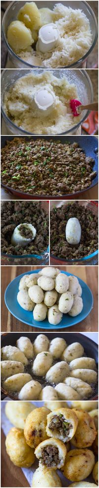 Iraqi Rice & Potato Balls Balls (Kubbat, Arancini)