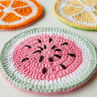 dessous de verre crochetés - DIY