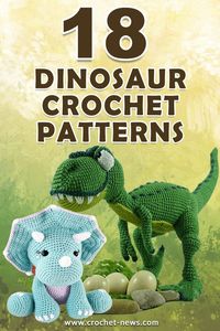 18 Dinosaur Crochet Patterns - Crochet News